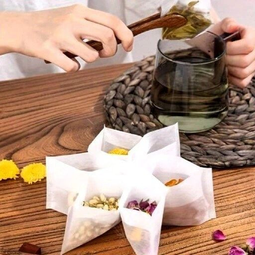 صافی چای مدل قزل بسته 60 عددی